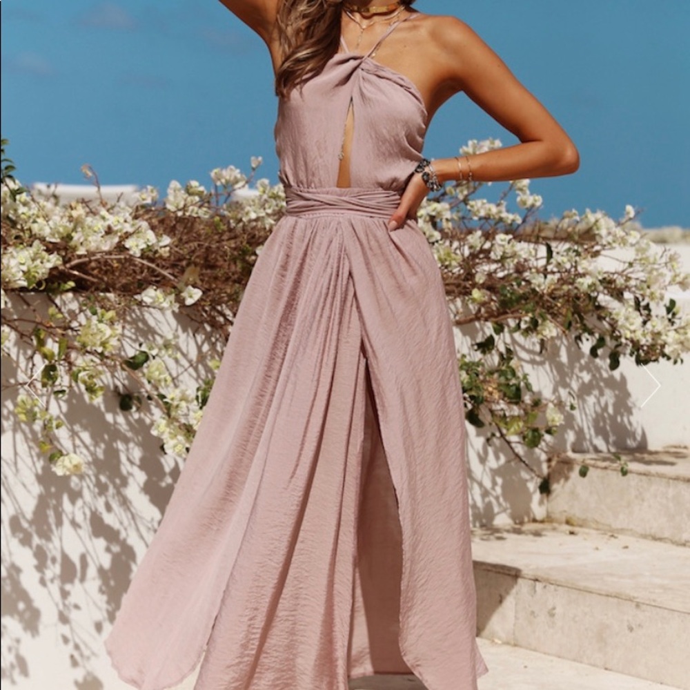 Hello Molly Mocha Maxi Dress